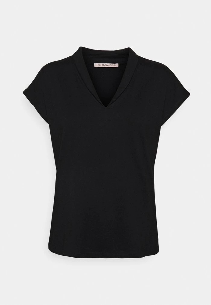 T-Shirt ANNA FIELD Anna Field Basic T-shirt Noir Femme | CPY-7857201